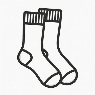 Pair of socks illustration