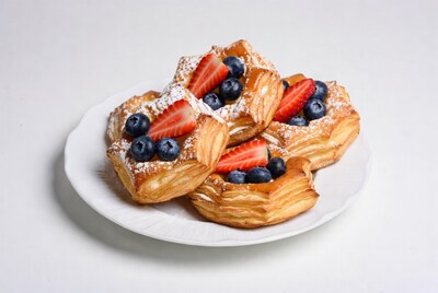 Strawberry Blueberry Danish Pastries