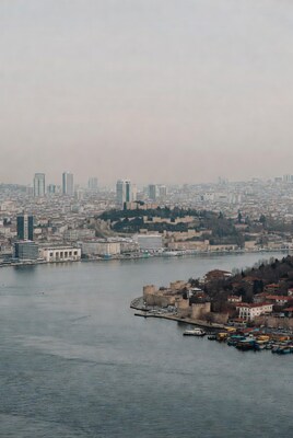 Istanbul Bosphorus with Ancient Walls