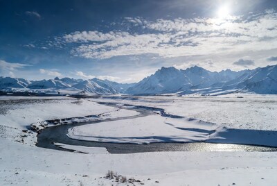 Snowy River in Mountain Valley