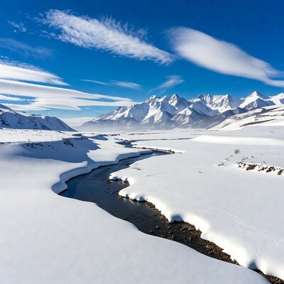 Snowy River in Snowy Mountains