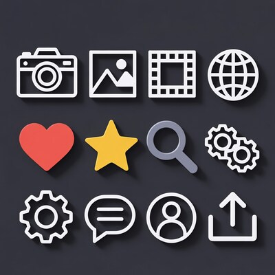Social Media Icons Set
