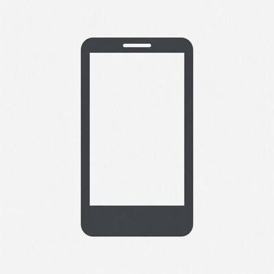 Black smartphone icon