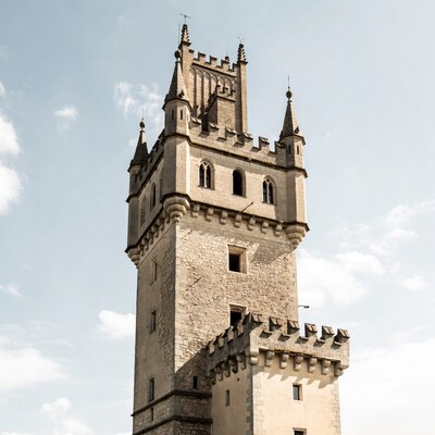 Medieval Stone Castle Tower