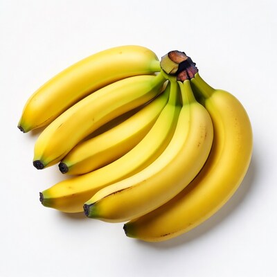Bunch of ripe yellow bananas