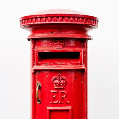 Classic Red British Post Box