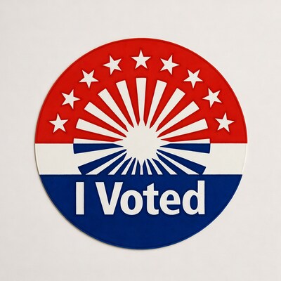 I Voted Sticker