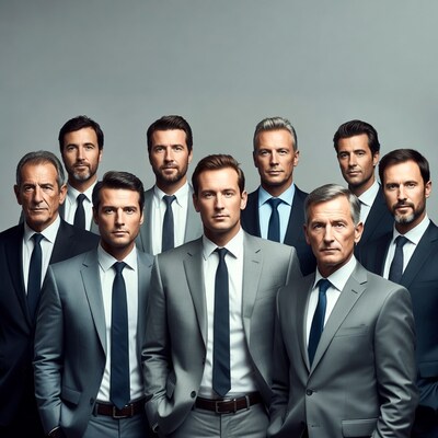 Group of men in suits