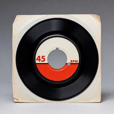 45 RPM Vinyl Record in Sleeve