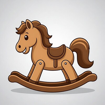 Cartoon Rocking Horse Toy
