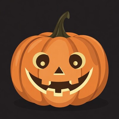 Cartoon Jack-o'-lantern Pumpkin