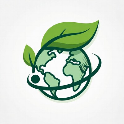Earth with Green Leaf