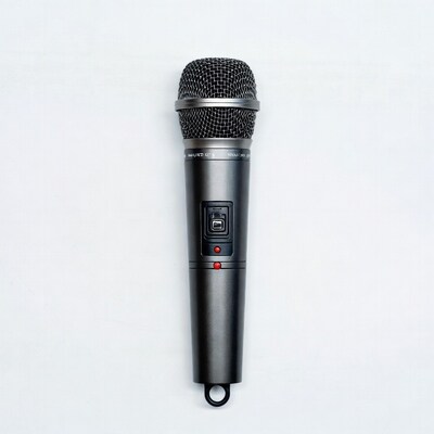 Wireless Microphone on White Background
