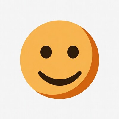 Smiling Yellow Emoji Face