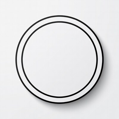 Double Line Blank Circle