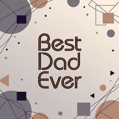 Best Dad Ever Illustration