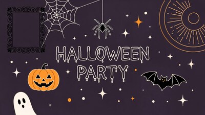 Halloween Party Illustration