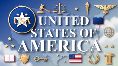 United States of America Justice Illustration