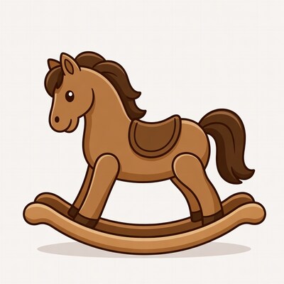 Cartoon Rocking Horse Toy