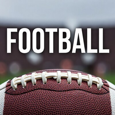 Football with Bold Text Overlay
