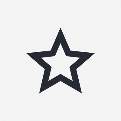 Black Outline Star Icon