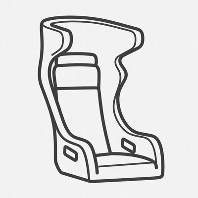 Racing Seat Illustration