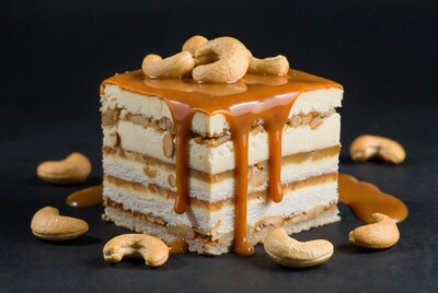 Cashew Caramel Layer Cake