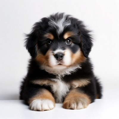 Cute Bernese Mountain Dog Puppy