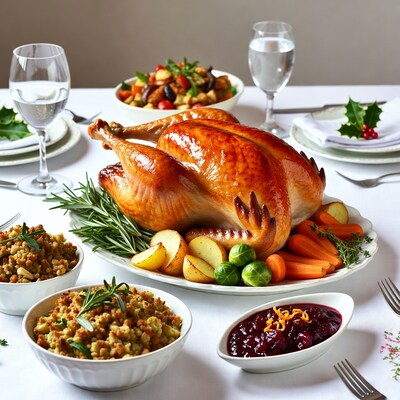 Roast Turkey Thanksgiving Dinner