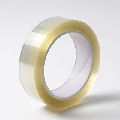 Clear packing tape roll