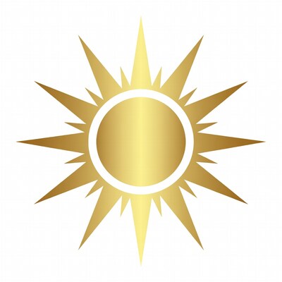 Golden Sunburst Icon