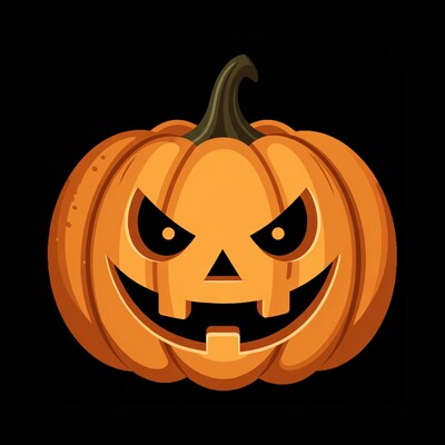 Jack-o'-lantern pumpkin illustration