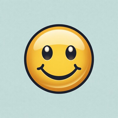 Smiling Yellow Emoji Face