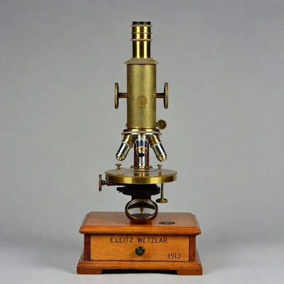 1913 Leitz Wetzlar Brass Microscope