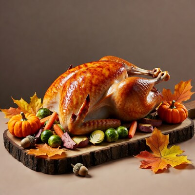 Roasted Turkey with Fall Vegetables