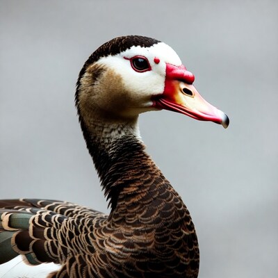 Egyptian Goose Profile View
