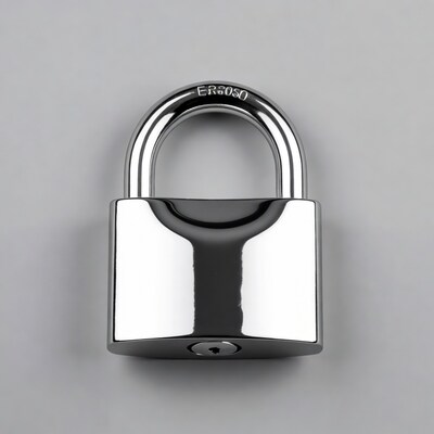 Shiny Silver Padlock