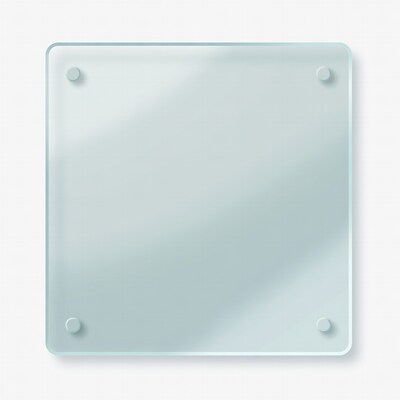 Transparent Glass Square Frame