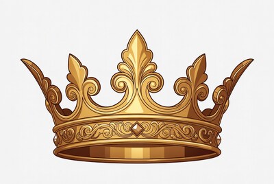 Golden Crown Illustration
