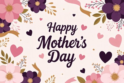 Happy Mother's Day Floral Card
