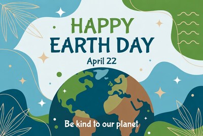 Happy Earth Day Illustration
