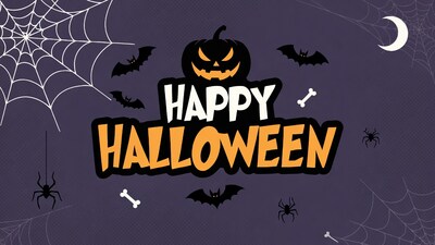 Happy Halloween Illustration with Jack-o'-lantern