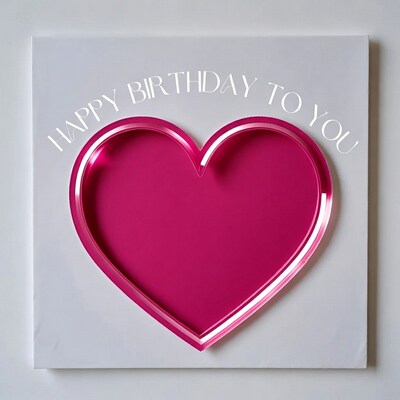 Happy Birthday to You Heart Card