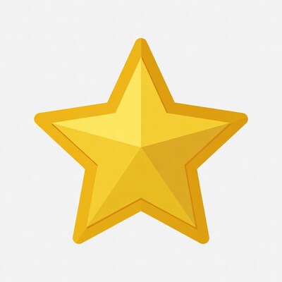 Yellow star illustration