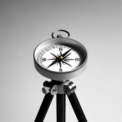 Compass on Tripod Stand