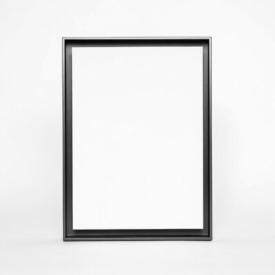 Empty Black Picture Frame