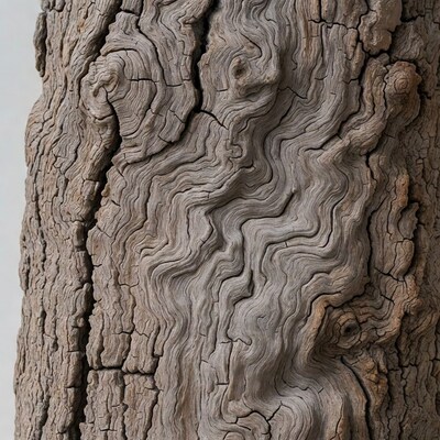 Close-up of textured tree bark