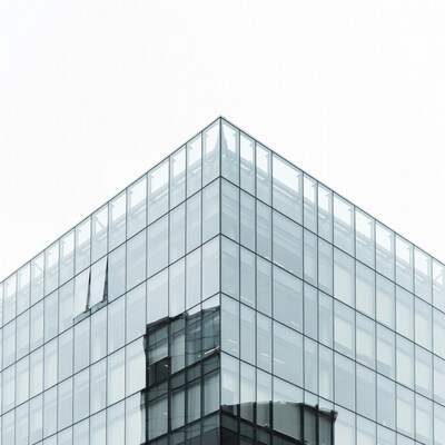 Glass Modern Skyscraper Corner