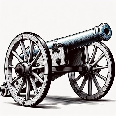 Vintage Cannon Illustration