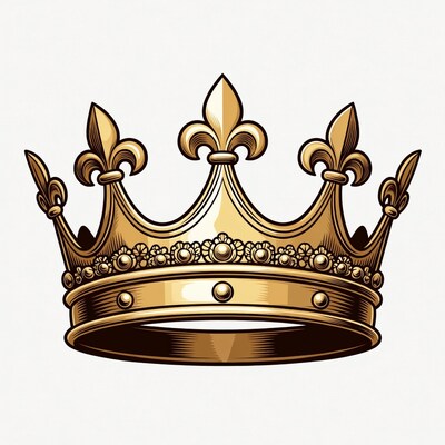 Golden Crown Illustration